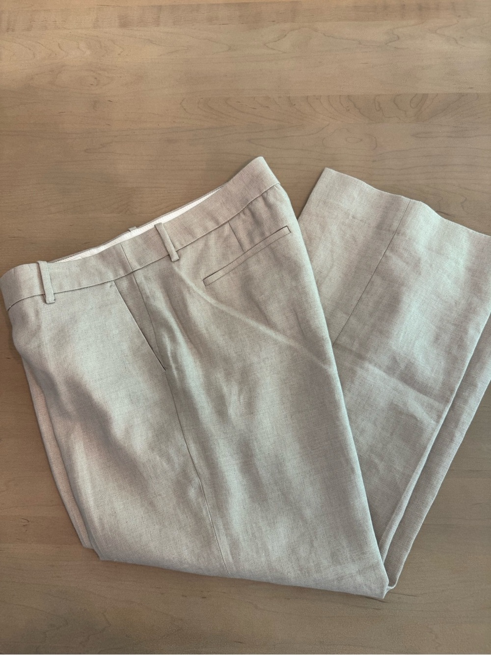 J Crew Women’s Kaya Pant in Flax Ivory NWT